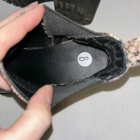Dirty Laundry Snakeskin Booties 8 - Picture 5 of 5
